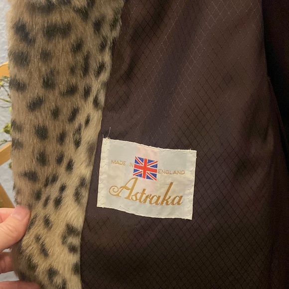 Vintage faux fur leopard coat - Picture 3 of 4